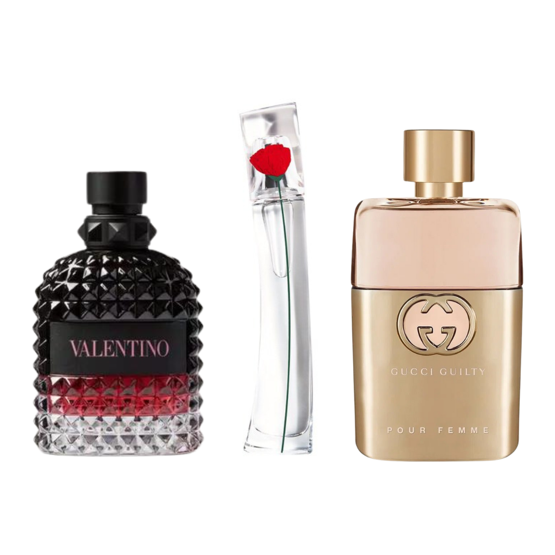 Sada 3 Parfémů | Gucci Guilty · Valentino Intense · Flower Kenzo
